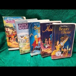 Disney Collectible Black Diamond VHS Videos Group